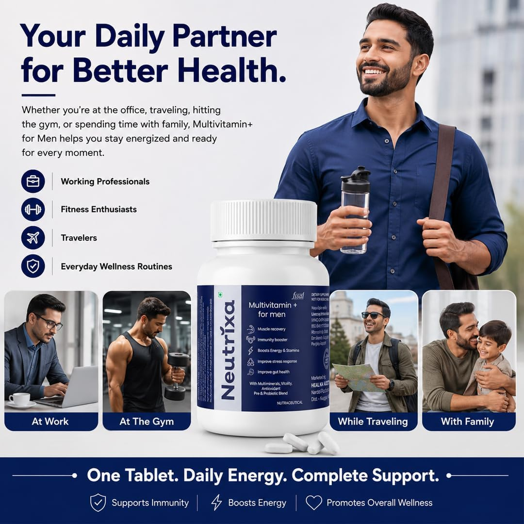 Neutrixa Multivitamin+ for Men | 30 Tablets - Image 6