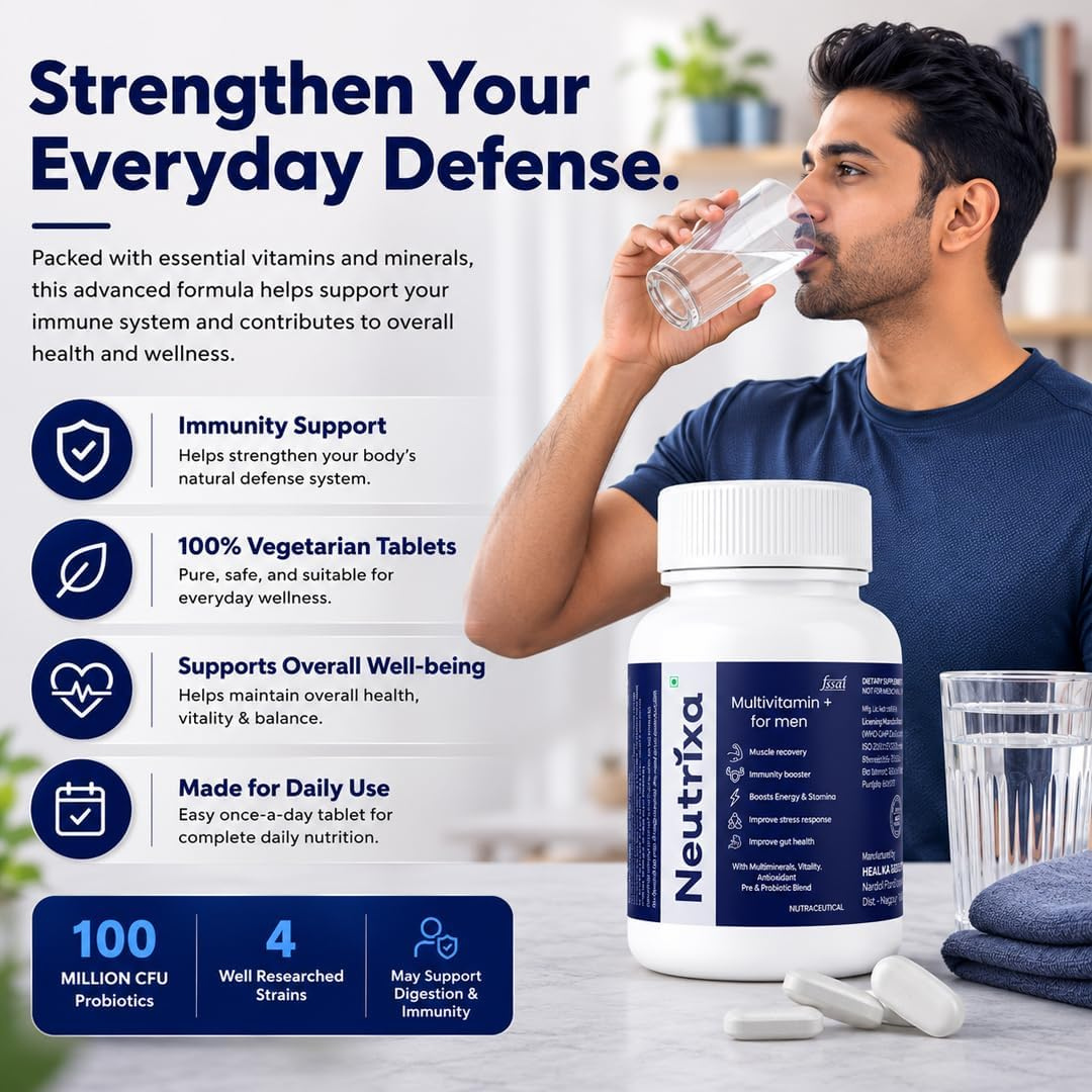Neutrixa Multivitamin+ for Men | 30 Tablets - Image 2